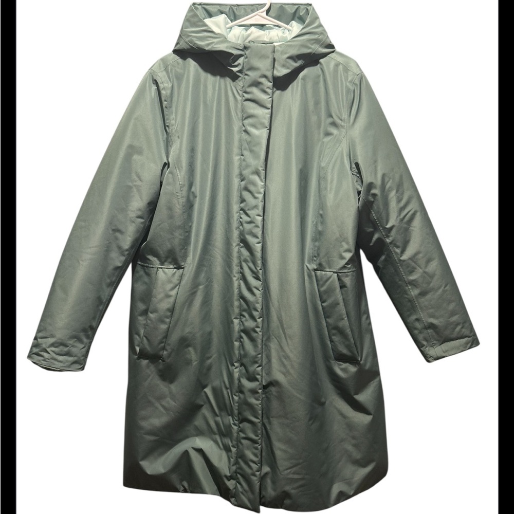 Lands' End Teal Parka Jacket